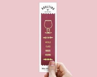 Now We Here Adulting Award Ribbon Gold Foil Stamped Etsy