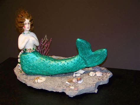 Lorelei The Mermaid By Marilyn J Brackney Found Art Mermaid Lorelei