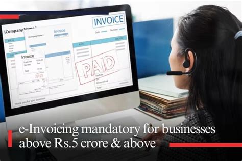 E Invoicing Mandatory For Businesses Above Rs 5 Crore And Above APAC