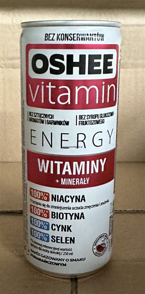 Oshee Vitamin Zero Witaminy + Minerały pomarańcza 250ml Hurtownia z ...