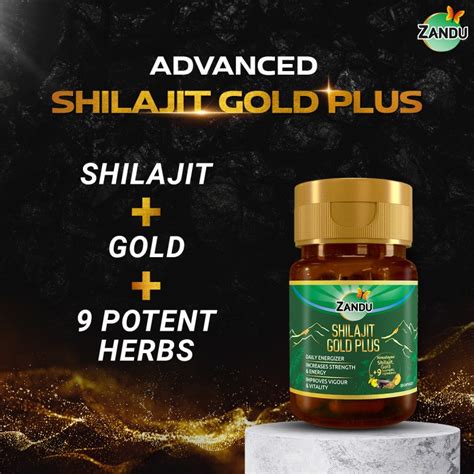 Shilajit Gold Plus For 2x Strength And Stamina 20 Caps