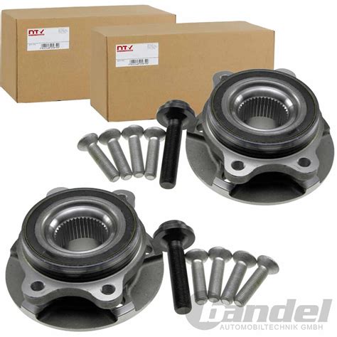 2x RADLAGER SATZ RADNABE VORNE AUDI A4 B8 A5 A6 A7 4G C7 A8 Q5 8R