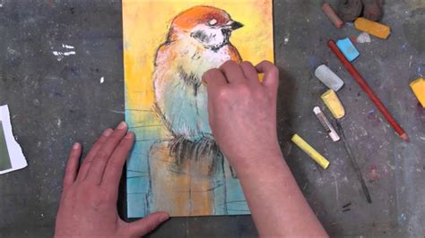 Sparrow Made With Pastel Youtube