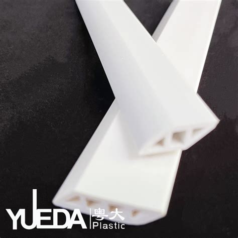 Yueda Plastic Profile Channel Abs Pvc Uhmwpe Plastic Corner Extrusion