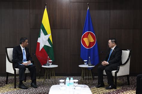 Secretary General Of Asean Meets Permanent Representative Of Myanmar To Asean Asean Main Portal