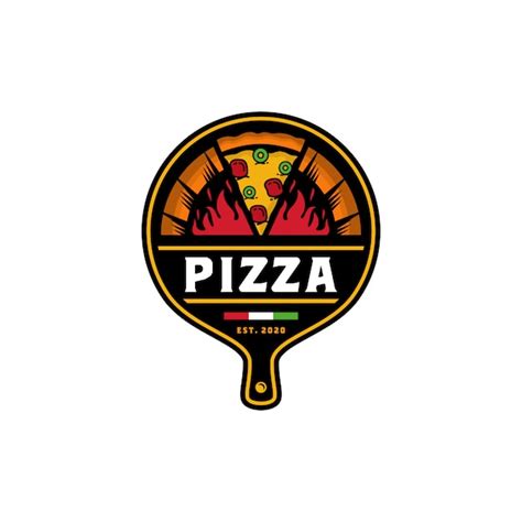 Pizza Logo Design Vector Template Premium Vector