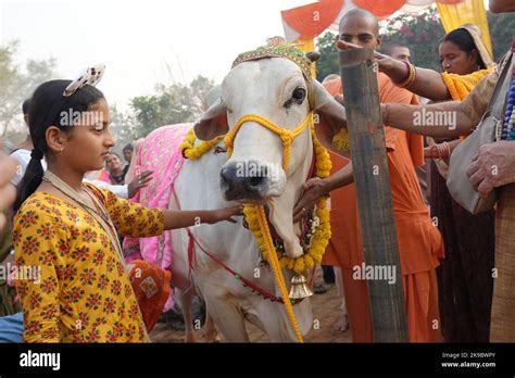 Devotees From Iskcon Temple Offer Prayers On Auspicious Day Of