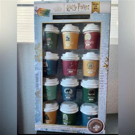 Warner Bros Holiday Harry Potter Wizard Ing World Color Changing Hot Chocolate Mixes Stir