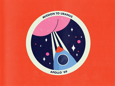 Another very serious mission patch by Rosie on Dribbble