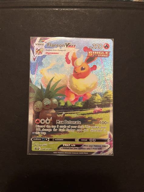 Flareon Vmax Swsh Holo Alt Alternate Full Art Black Star Promo