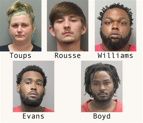 Authorities Arrest 5 In South Lafourche Area In Drug Investigation