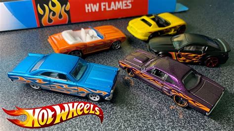 Opening Hot Wheels Flames 5 Pack From 2019 Youtube