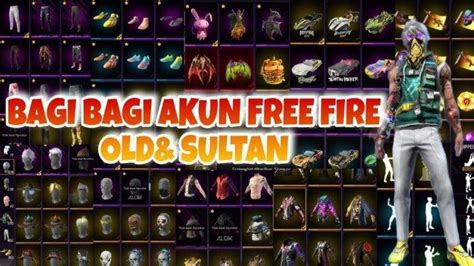 Akun Sultan Free Fire Ff Masih Aktif Gratis Banjir Skin Dan