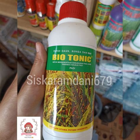 Jual Pupuk Cair Bio Tonic Ml Khusus Padi Perangsang Pertumbuhan Dan