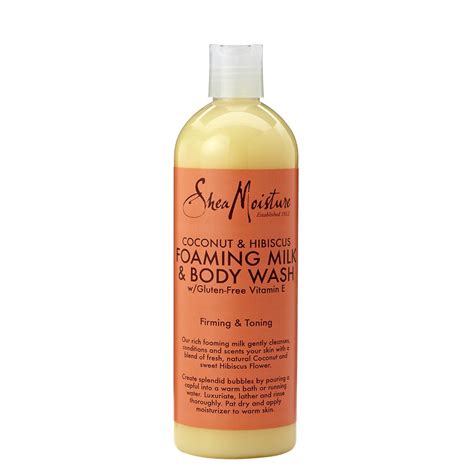 Sheamoisture Coconut And Hibiscus Foaming Milk And Body Wash Walgreens