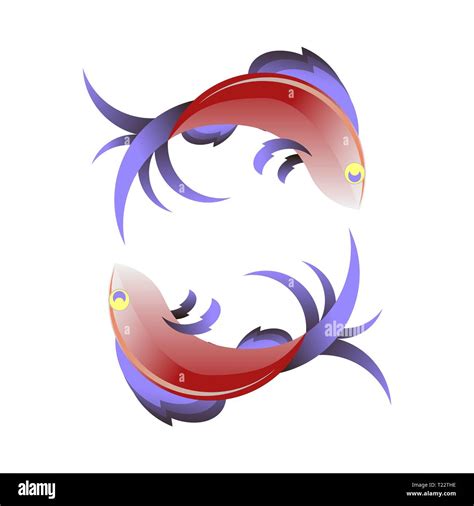 Stylized Sea Fish Icon Stock Vector Image And Art Alamy