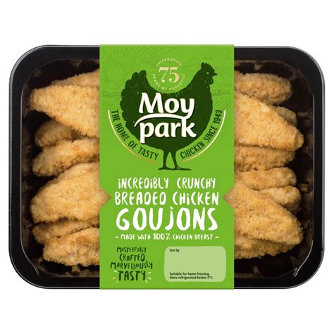 Moy Park Breaded Chicken Goujons 454g Centra