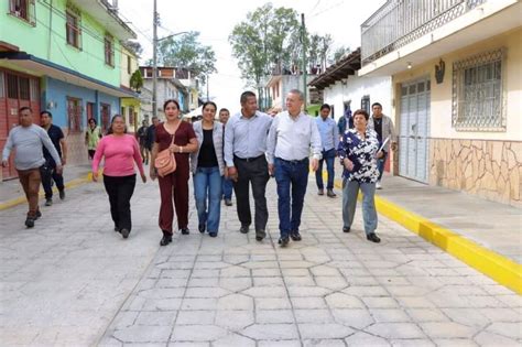 Alcalde Mariano D Az Inaugura Pavimentaci N Con Concreto Hidr Ulico En