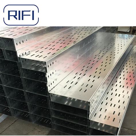 Cable Trays Custom Size Hot Dip Galvanized Steel Perforated Cable Tray