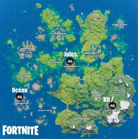 All Boss Locations In Fortnite Chapter 2 Season 3 Gamepur