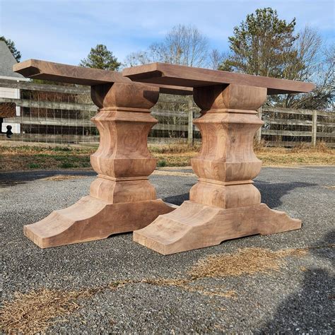 "Trestle Table Base - Set of 2 Pedestals- \"Coastal Captivation