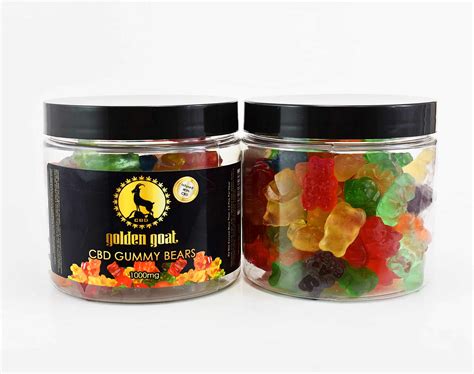 CBD Gummy Bears 1000MG 16oz Jar Golden Goat