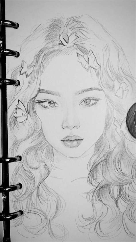 Hand Art Korean Drama Avatar Art Drawings Female Sketch Anime