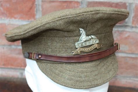 British Ww1 Other Ranks Wool Trench Cap Lincolnshire Regiment In Helmets And Caps