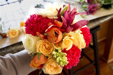 wait...before I forget: Bouquet Arrangement