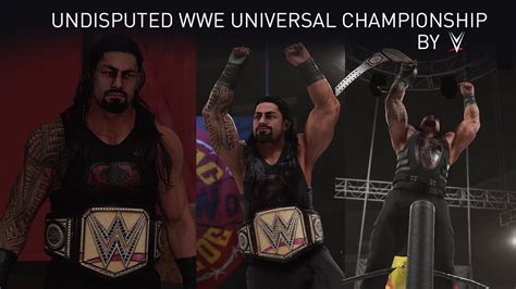 Undisputed Wwe Universal Championship Belt Wwe K Mods Youtube