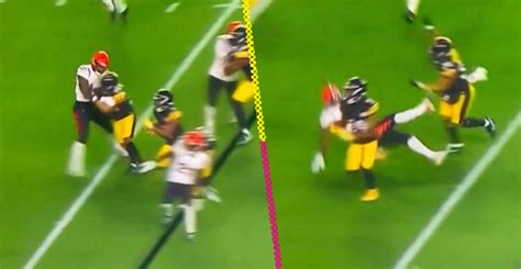 ¡quítese El Espectacular Bloqueo De Jaylen Warren En El Steelers Vs Bengals De Semana 16 Lado Mx