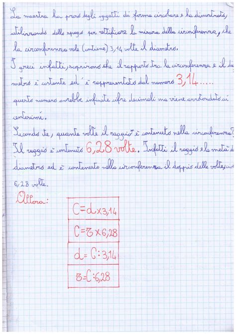 Quaderno Di Geometria Classe Quinta Lezioni Di Geometria Quaderno