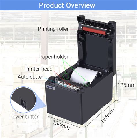 Linerless Label Receipt Printer Xp Q F Xprinter