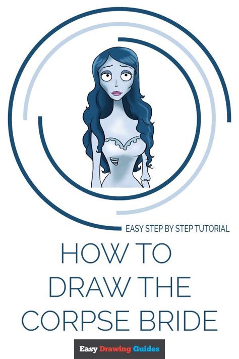 How To Draw The Corpse Bride Really Easy Drawing Tutorial Drawing