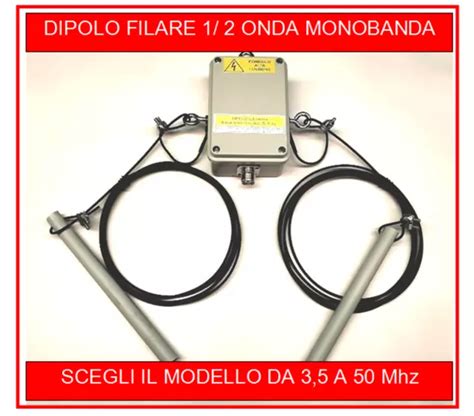 Dipolo Filare Hf Antenna Scegli Modello Mhz