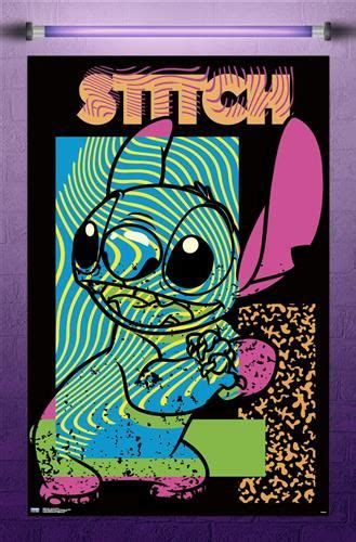 Trends International Disney Lilo And Stitch Neon Blacklight Poster