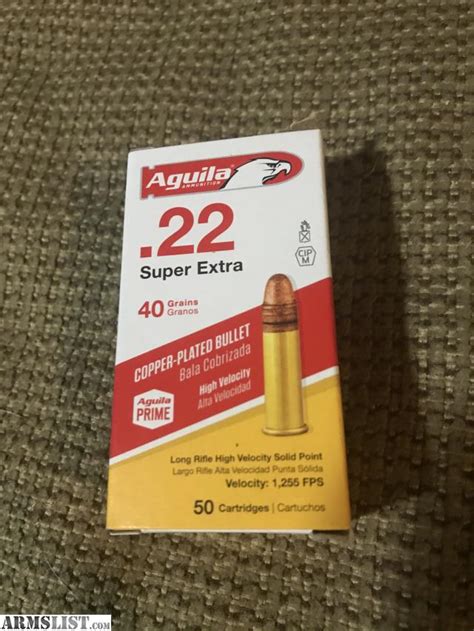 ARMSLIST - For Sale: .22lr ammo