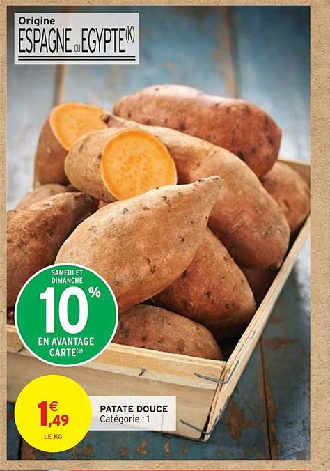 Promo Patate Douce chez Intermarché Hyper iCatalogue fr