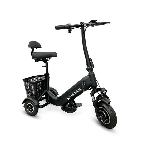 Ksm 902 Foldable Lightweight Only 16kgs Handicapped 3 Wheel Folding