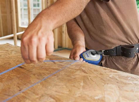 How To Use A Chalk Line Correctly Hand Tools Diy