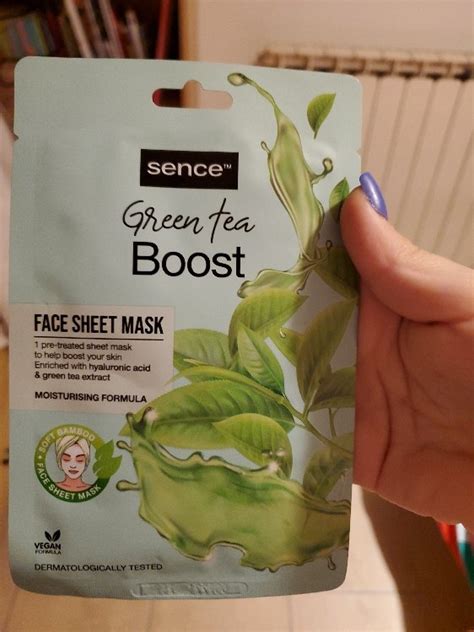 Sence Green Tea Boost Face Sheet Mask INCI Beauty