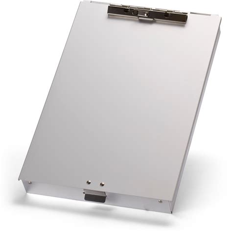 Officemate 83200 Aluminum Forms Storage Clipboard 85 X 12 Inch