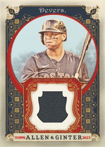 2023 Topps Allen Ginter Baseball Checklist Set Info Boxes Date