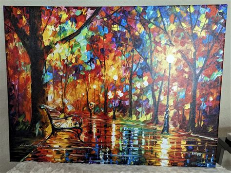 Leonid Afremov "Burst of Autumn" Numbered Edition