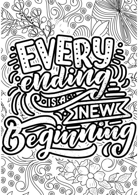 Every Ending Is A New Beginning Funny Quotes Design Page Adult