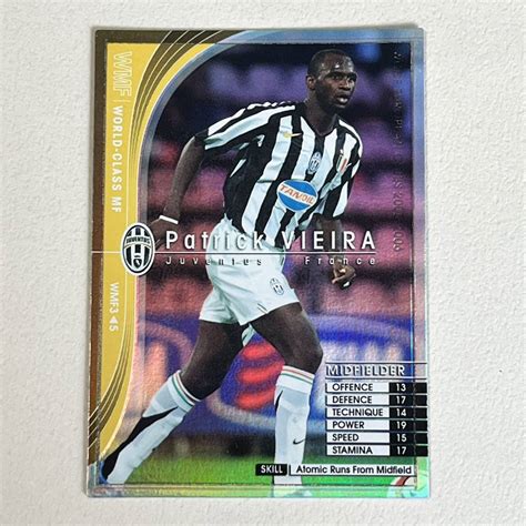 【やや傷や汚れあり】♪♪wccf 05 06 Wmf パトリック・ビエラ Patrick Vieira Juventus ♪三点落札で普通郵便