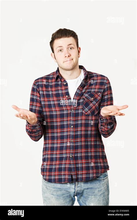 Person Shrugging Hi Res Stock Photography And Images Alamy