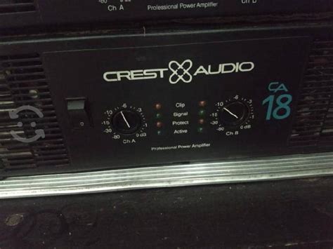 Amplificador crest audio ca18 poder en México Ciudad De Clasf imagen