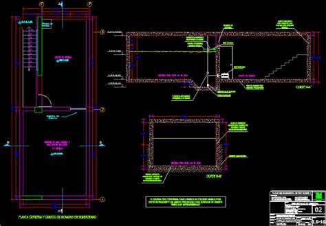 Detalle Cisterna En Autocad Librer A Cad