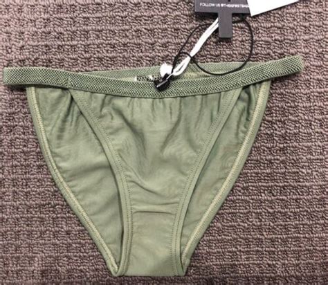 This Is First Base Sex On The Beach Bikini Bottom In Khaki Size EBay Australia